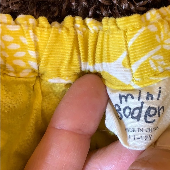 Mini Boden Bright Corduroy Skirt - Picture 4 of 7